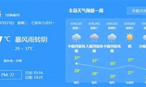 丰县天气30天_徐州丰县天气预报30天查询系统