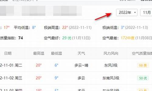 天气后报历史查询_历史天气查询过去一个月